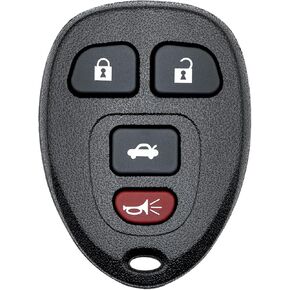 Key Fob Replacement for 06-10 Chevy Cobalt & Pontiac G6 Solstice/ 06-12 Malibu/ 07-09 G5 & Saturn Aura Sky/ 05-08 Grand Prix/ 05-09 Buick Lacrosse Car Keyless Remote, KOBGT04A, 4 Btn
