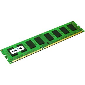 Crucial 4GB Single DDR3 1333 MT/s (PC3-10600) CL9 Unbuffered UDIMM 240-Pin Desktop Memory Module CT51264BA1339