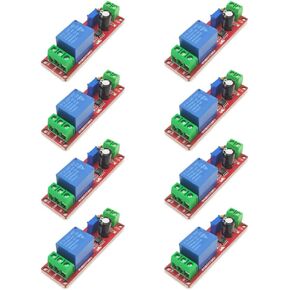 8Pcs NE555 DC 12V Delay Timer Switch Adjustable Module 0 to 10 Second Shield for Raspberry Pi Arduino