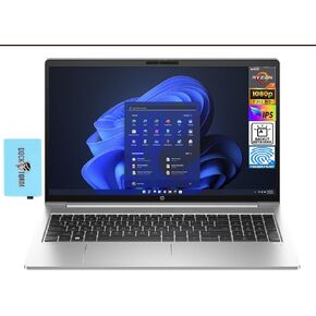 HP ProBook 455 G10 Business Laptop 15.6" IPS FHD Display (AMD Ryzen 7 7730U, 32GB RAM, 1TB PCIe SSD, Backlit KYB, Fingerprint, WiFi 6, Bluetooth 5.3, Webcam, Win 11 Pro) w/DKZ USB Port Expander
