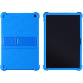 Case for Lenovo 10e Chromebook 10.1 inch Tablet Soft Silicone Adjustable Stand Shockproof Rubber Shell Protective Cover (Black)