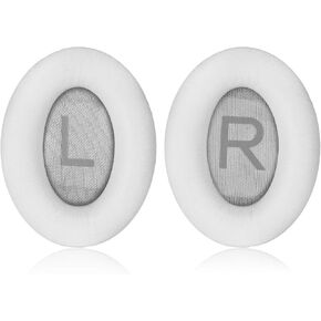 Replacement Earpads Cushions for Bose Noise Cancelling Wireless Bluetooth Headphones 700, NC700 ONLY with Protein Leather & Memory Foam Ear Cushions (White)