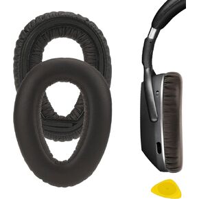 Geekria QuickFit Replacement Ear Pads for Sennheiser PXC 550, PXC 550-II Wireless, MB 660 UC, MB 660 UC MC Series Headphones Ear Cushions, Headset Earpads, Ear Cups Cover Repair Parts (Brown)