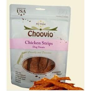 Choovio Chicken Strips, Dog Treats Made in US 5oz