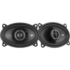 BLACK DIAMOND DIA-46.2 4x6 Coaxial Speaker 2 Way 4-Ohm 80 Watts with Mylar Tweeters, Car Audio Door Speakers 4.6 inches - 2 Speakers