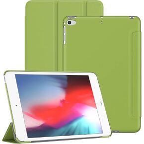 حافظة JETech لجهاز iPad Mini 5/4 (طراز 2019/2015 الجيل الخامس/الرابع)، غطاء خلفي صلب واقٍ للكمبيوتر اللوحي ناعم الملمس، تنبيه/غفو تلقائي (أسود)