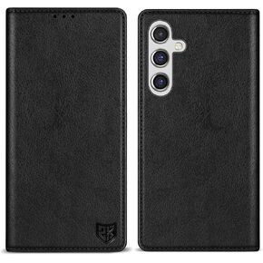 ZZXX for Samsung Galaxy A14 5G Wallet Case with [RFID Blocking] Card Slot Stand Strong Magnetic Leather Flip Fold Protective Phone Case for Samsung Galaxy A14 5G Case Wallet(Black-6.6 inch)