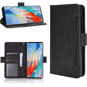 Case for LG Wing 5G Case Cover,Case for Case for LG LMF100TMK Wing 5G / LMF100VM1 LMF100EMW LMF100VMY LMF100N Case Flip Pu Leather Cover Black