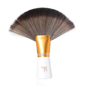 SunFX Finishing Powder Brush | Large Professional Fan Brush for Salon Use | Perfect For Spray Tan Powder