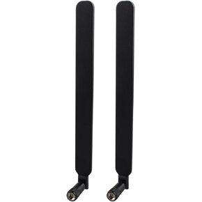 2pcs 4G LTE Antenna SMA Male Full Band 8dBi Omni-Directional External Antenna Compatible with CPE Router, Trail Camera, Mini PCIE Card, Access Point, Wireless Range Extender, Wireless Modem
