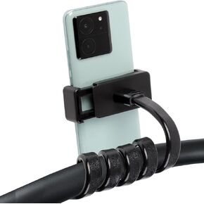 Stroller Phone Holder Portable Flexible Cell Phone Holder Stand Adjustable Gooseneck Phone Holder Stroller Phone Mount for Treadmill Shopping Cart Bike Boat Golf Cart Desk Bed