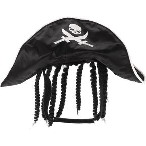 HANABASS Halloween Pet Pirate Hat Dog Pirate Costume Dog Halloween Costumes Halloween Decorations for Dog&Cat