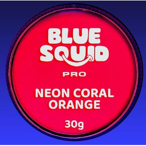 Blue Squid Neon Face Paint, Glow in the Dark Face Paint, 8x20ml (0.7floz) Neon Body Paint Colors, Bonus UV Flashlight, Black Light Paint, Neon Body Paints for Adults & Kids Reactive Neon UV Paint