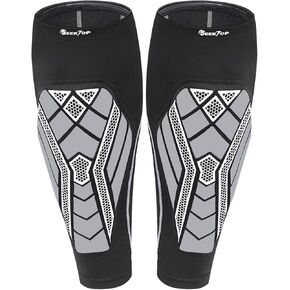 Seektop Soccer Shin Guards Shin Pads for Kids Youth Age 5, 6-8, 8-10, 10-12 and Above 12 Boys/Girls, Toddler, Adults Men Womens Soccer Compression Sleeve