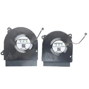 Replacement New Laptop CPU + GPU Cooling Fan for Lenovo V530S-14 V530S-14IKB K43-80 V6 14IKB807 V530S-14IKB08 Series BAPA0505R5H Y008 BAPA0505R5H Y007 DC5V 0.5A Fan
