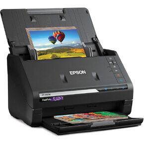 Epson FastFoto FF-680W Wireless High-Speed Photo and Document Scanning System, Black