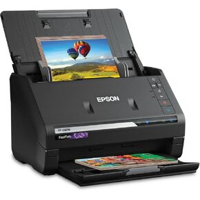 Epson FastFoto FF-680W Wireless High-Speed Photo and Document Scanning System, Black