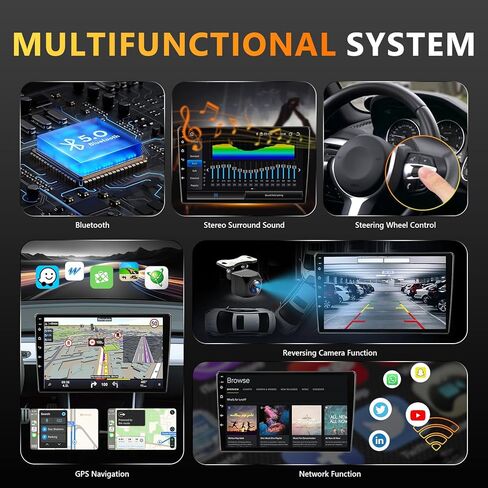 [2024 أحدث 2G + 32G] راديو ستيريو للسيارة 2 Din Android 13 لسيارة Toyota Camry 2008-2011 مع Apple CarPlay اللاسلكي وAndroid Auto 9 بوصة شاشة تعمل باللمس نظام تحديد المواقع العالمي (GPS) بلوتوث FM WiFi Mirror Link in Saudi Arabia