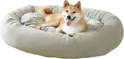 سرير للكلاب من إسفنج ميموري فوم لتقويم العظام من آرلي أوربت - قماش ممتاز ومتين وقابل للغسل وسهل التنظيف، سرير للحيوانات الأليفة مقاوم للمضغ للكلاب الكبيرة والكبيرة جدًا، مصمم لتوفير الراحة القصوى - مرصوف بالحصى (L) in Kuwait