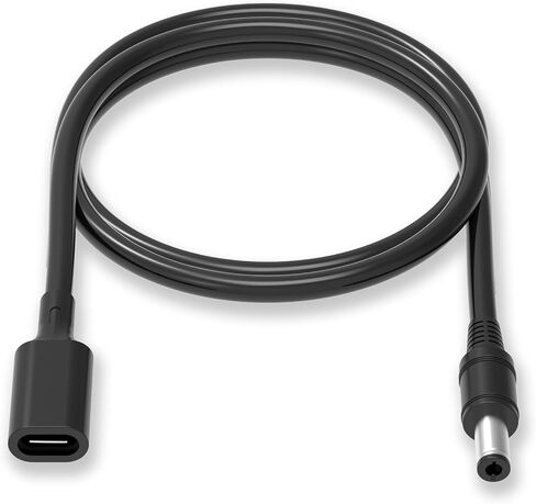 كابل محول PD 15 وات USB C إلى DC 5.5 مم × 2.5 مم، (3 عبوات 1 قدم) كابل محول شاحن طاقة من النوع C أنثى إلى DC لجهاز توجيه كاميرا الويب، والكاميرا، ومروحة صغيرة، وDVR، والماسح الضوئي in Kuwait