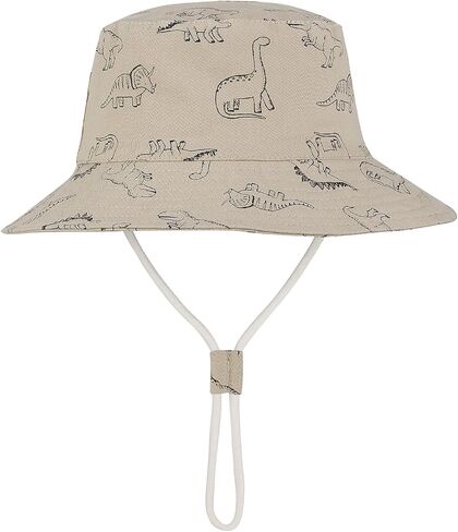 Durio UPF 50+ Baby Sun Hat Wide Brim Toddler Bucket Hats for Boys 0-8 Years | Lightweight Summer Sun Protection for Beach, Park, Travel, School, Daycare, Adjustable Chip Strap, Cotton Plaid Lining in Saudi Arabia