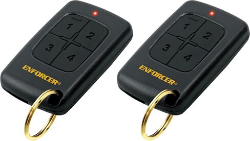 Seco-Larm SK-919T4-GNQ Pack of 3 Enforcer Pendant RF Transmitters; 4-Buttons, 15-Channels; Over 68 Billion Possible Codes; Operates up to 500ft; Anti-scan Protection; IP66 Weatherproof in Saudi Arabia