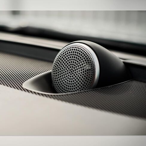 ACROPIX Car Auto Speaker High Frequency Stereo Tweeters - Pack of 2 Silver Tone in Saudi Arabia