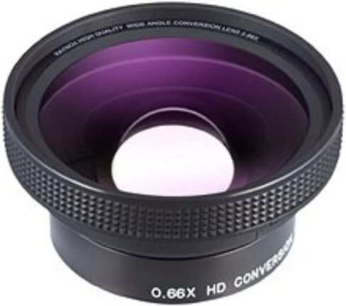 Super Quality Wideangle Lens 0.66X(front filter size: 72mm/rear size: 49mm) packed in display box in Saudi Arabia