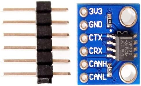 WWZMDiB 1 قطعة SN65HVD230 CAN حافلة جهاز الإرسال والاستقبال الاتصالات الحرارية حماية المنحدر وحدة التحكم للوحة تحكم اردوينو in Kuwait