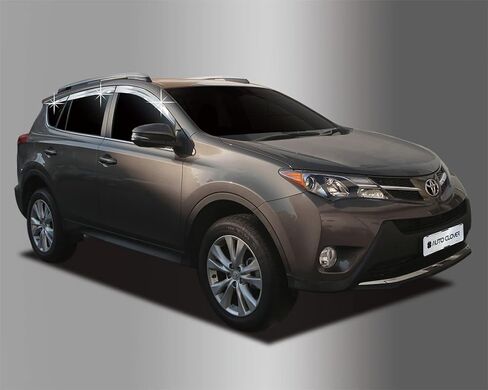 مجموعة حاجب النافذة الجانبية للدخان الداكن من AUTOCLOVER مكون من 6 قطع لسيارة Toyota RAV4 2019 2020 2021 2022 2023/حاجب حماية للمطر خارج القناة in Kuwait