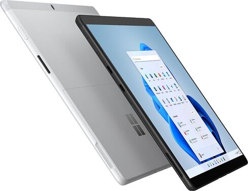Surface Pro X 13-inch Touchscreen 128GB SSD - Microsoft SQ1-8GB RAM (Wi-Fi + Cellular 4G LTE, Windows 11 Home, Platinum) E4K-00001 Newest Version 2021 (Renewed) in Saudi Arabia