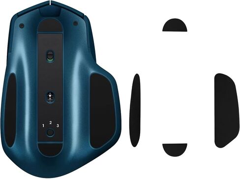 kwmobile Mouse Feet Replacement Compatible with Logitech MX Master 2S Computer Mouse Skates Sticker - Black in Saudi Arabia