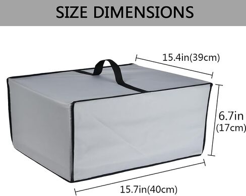 Printer Cover Anti-Static Heavy Duty Waterproof Printer Protective Cover Case for Epson EcoTank ET-2800 Wireless Color All-in-One Printer/Epson EcoTank ET-2850/ET-2400 Wireless Printer (Black) in Kuwait