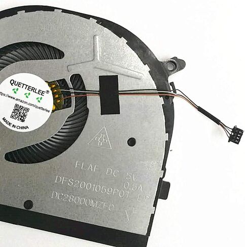مروحة تبريد وحدة المعالجة المركزية للكمبيوتر المحمول الجديدة البديلة لجهاز Lenovo IdeaPad S340-15API S340-15IWL S340-15IIL S340-15IML C340-15IWL S540-15IWL FLEX-15IWL Series DFS2001059POT FLAF 5F10S13881 Fan in Saudi Arabia