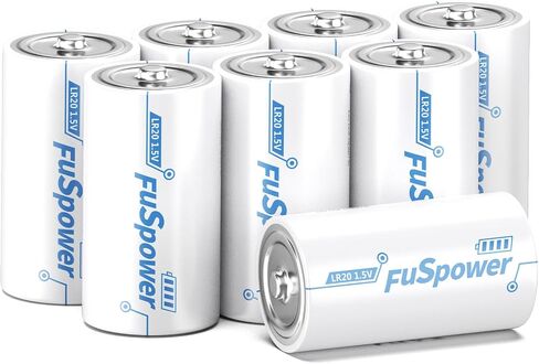 D Cell Batteries LR20 D Size 1.5V Alkaline Battery with Long-Lasting Power for Flashlight Clock Lantern (4 Count (Pack of 1)) in Saudi Arabia