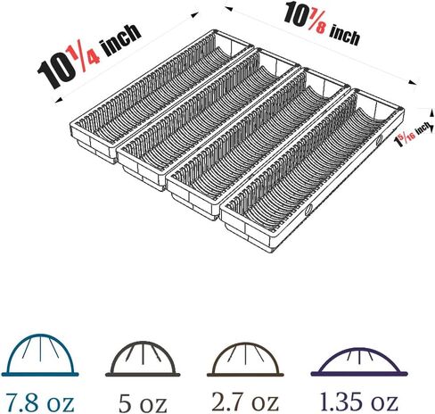 Coffee Pod Drawer Organizer for Vertuo Capsule,Coffee Capsule Storage Tray,Magnetic Connect Black-3Pack in Saudi Arabia
