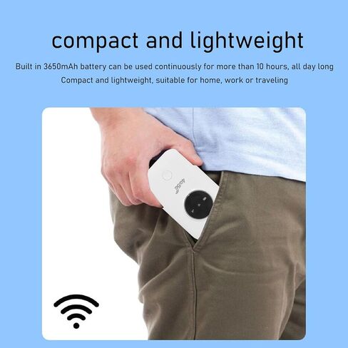 4G LTE Mobile Hotspot, Professional Portable Travel Routers SIM Card, 300Mbps High Speed Unlocked Router Hotspot Device for Home Office Travel, Up to 10 Users in Saudi Arabia
