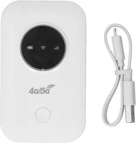 4G LTE Mobile Hotspot, Professional Portable Travel Routers SIM Card, 300Mbps High Speed Unlocked Router Hotspot Device for Home Office Travel, Up to 10 Users in Saudi Arabia