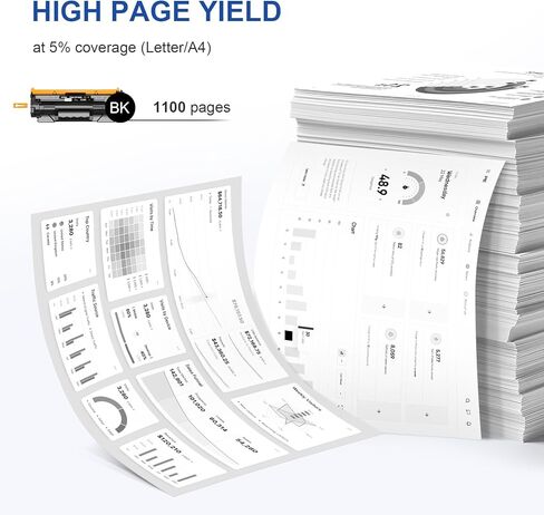 خرطوشة حبر سوداء 134A بديلة لخرطوشة الحبر HP 134A W1340A 134X W1340X المتوافقة مع طابعة HP M209dw MFP M234dw M234sdw M234sdn (مع رقاقة، 2-أسود) in Kuwait