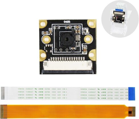 كاميرا Yahboom IMX219 HD مع حافظة، وحدة كاميرا 8 ميجابكسل 160 درجة FOV متوافقة مع NVIDIA Jetson Nano/Xavier NX/Jetson Orin Nano/NX (IMX219 120 درجة كاميرا + 15/22 دبوس) in Kuwait