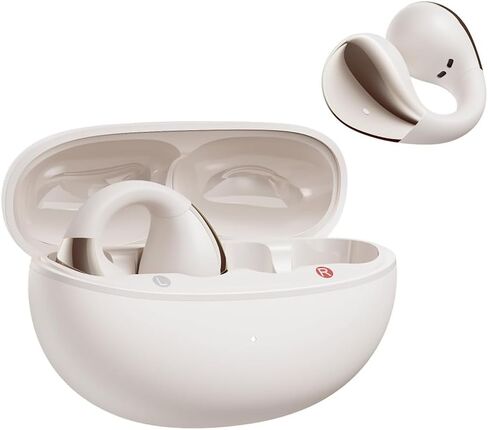 سماعات أذن QCY Crossky C30 مفتوحة الأذن لاسلكية بلوتوث، سماعات أذن بمشبك مع 4 ميكروفونات لإلغاء الضوضاء ENC، ملاءمة ثابتة، اتصال مزدوج، تخصيص EQ، سماعات رياضية للتمرين/الجري in Kuwait