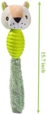 3-Piece Set of Dog Squeak Toys with Squeaky and Rattle Features for Playful Dogs and Breeds. in Saudi Arabia