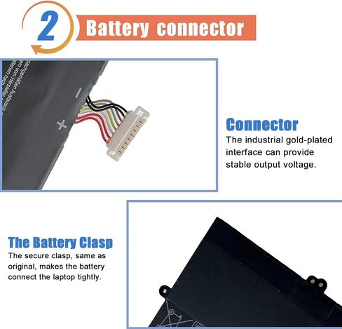 بطارية الكمبيوتر المحمول ASODI C31N1824 48Wh لجهاز ASUS Chromebook Flip C434 C434T C434TA C434TA-AI0041 C434TA-AI0045 C434TA-AI0095 C434TA-AI0108 DS384T DSM4T DS588T E10013 Series 11.55V 4160mAh 0B200 -03290000 in Saudi Arabia