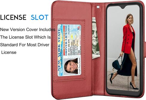 Galaxy A01 Case, [US Version] Galaxy A01 Wallet Case, Tekcoo Luxury PU Leather Cash Credit Card Slots Holder Carrying Folio Flip Cover [Detachable Magnetic Hard Case] Kickstand for Samsung A01 [Black] in Saudi Arabia