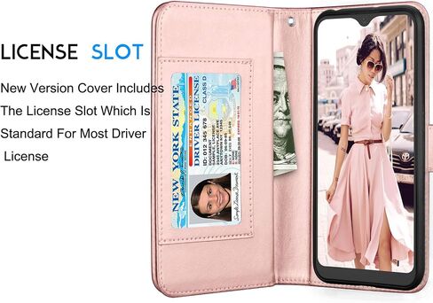 Galaxy A01 Case, [US Version] Galaxy A01 Wallet Case, Tekcoo Luxury PU Leather Cash Credit Card Slots Holder Carrying Folio Flip Cover [Detachable Magnetic Hard Case] Kickstand for Samsung A01 [Black] in Saudi Arabia