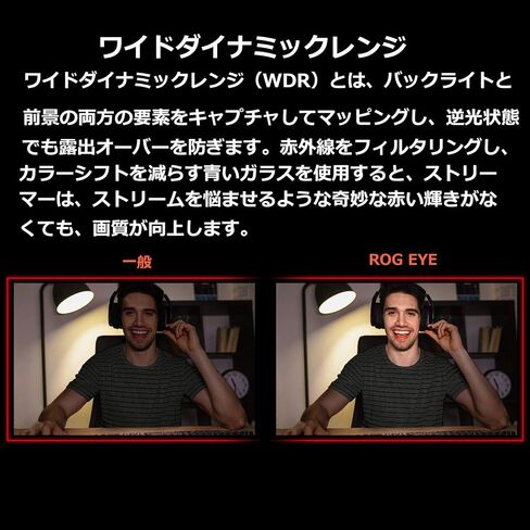 ASUS ROG Eye 1080P 60fps USB Webcam with Beamforming Microphone and Auto Exposure/Auto Focus Technology for PC or MacOS in Saudi Arabia