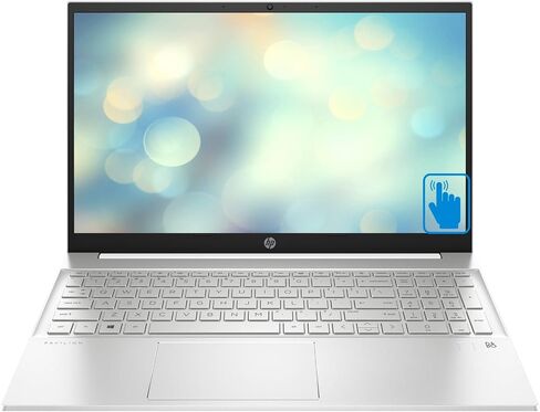 كمبيوتر محمول HP Pavilion 15t Business مقاس 15.6 بوصة يعمل باللمس FHD IPS (10 نواة Intel i7-1355U، ذاكرة الوصول العشوائي 16 جيجابايت، 1 تيرابايت PCIe SSD، Intel Iris Xe، بصمة الإصبع، KYB بإضاءة خلفية، WiFi 6، كاميرا ويب عالية الدقة، Win11P) مع موسع منفذ U in Saudi Arabia