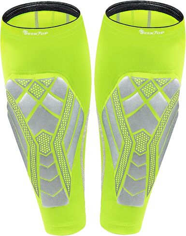 Seektop Soccer Shin Guards Shin Pads for Kids Youth Age 5, 6-8, 8-10, 10-12 and Above 12 Boys/Girls, Toddler, Adults Men Womens Soccer Compression Sleeve in Saudi Arabia