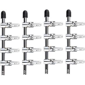 Aquarium Air Valve 4 Way Inline Manifold Air Flow Pump Tubing Splitter Lever Control Valve 4-Pack