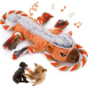 Apetpup Tug of War Dog Toy, Dog Squeaky Toys, Dog Toys for Small Dogs, Interactive Dog Toys, Dog Toys to Keep Them Busy